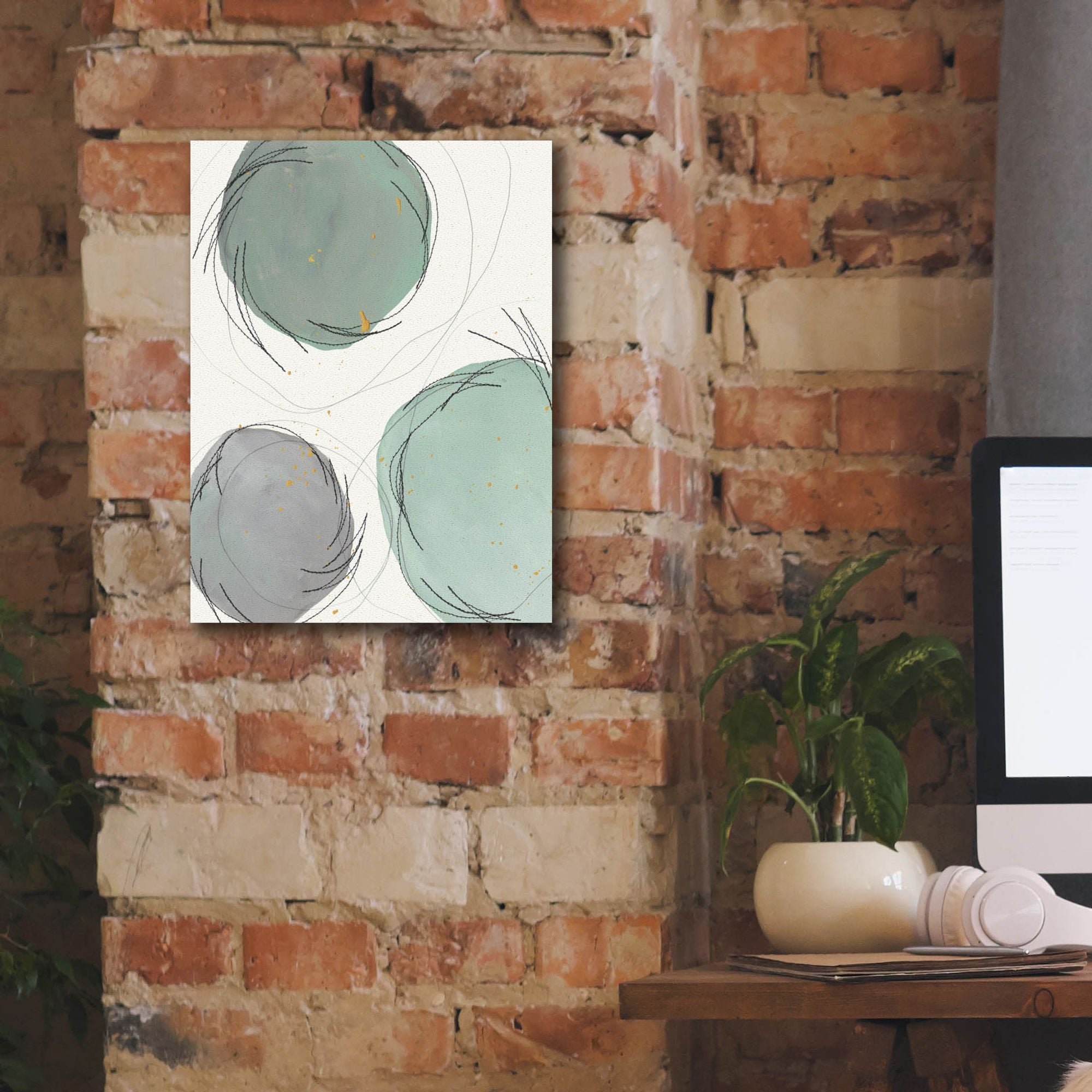 'Encircled Orbits II' by Regina Moore, Canvas Wall Art,12 x 16