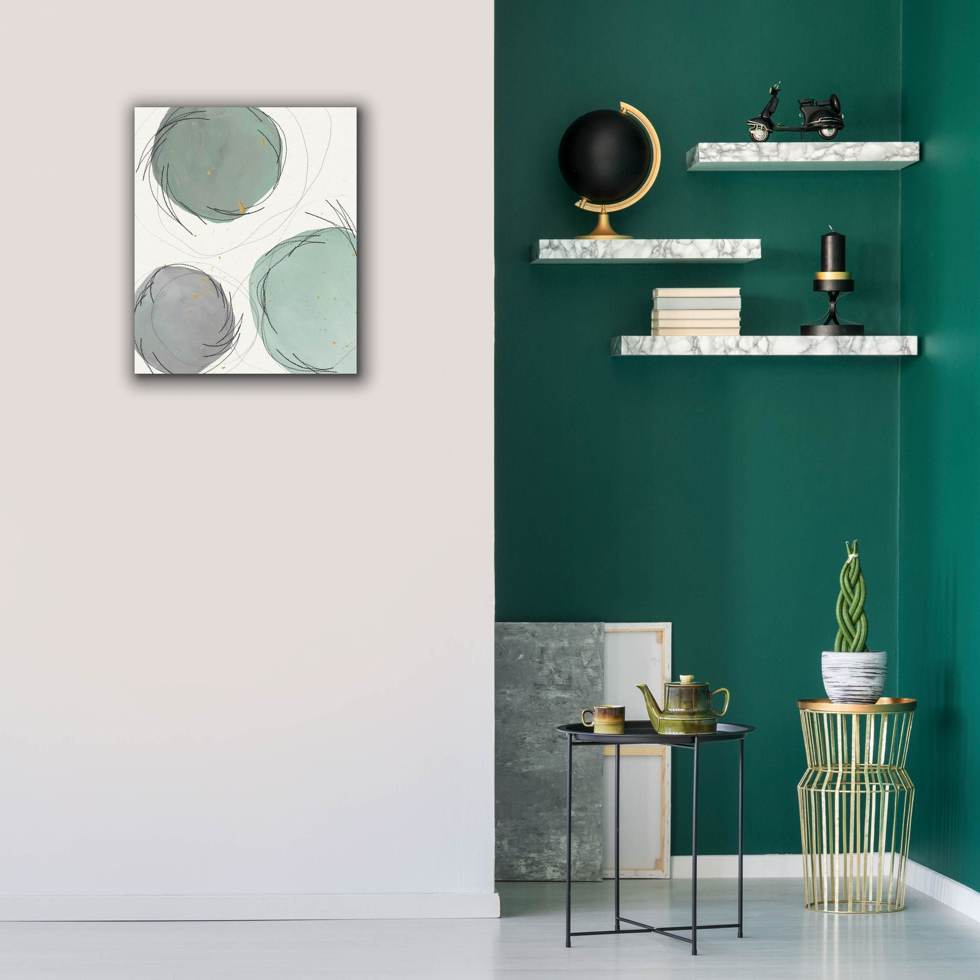 'Encircled Orbits II' by Regina Moore, Canvas Wall Art,20 x 24