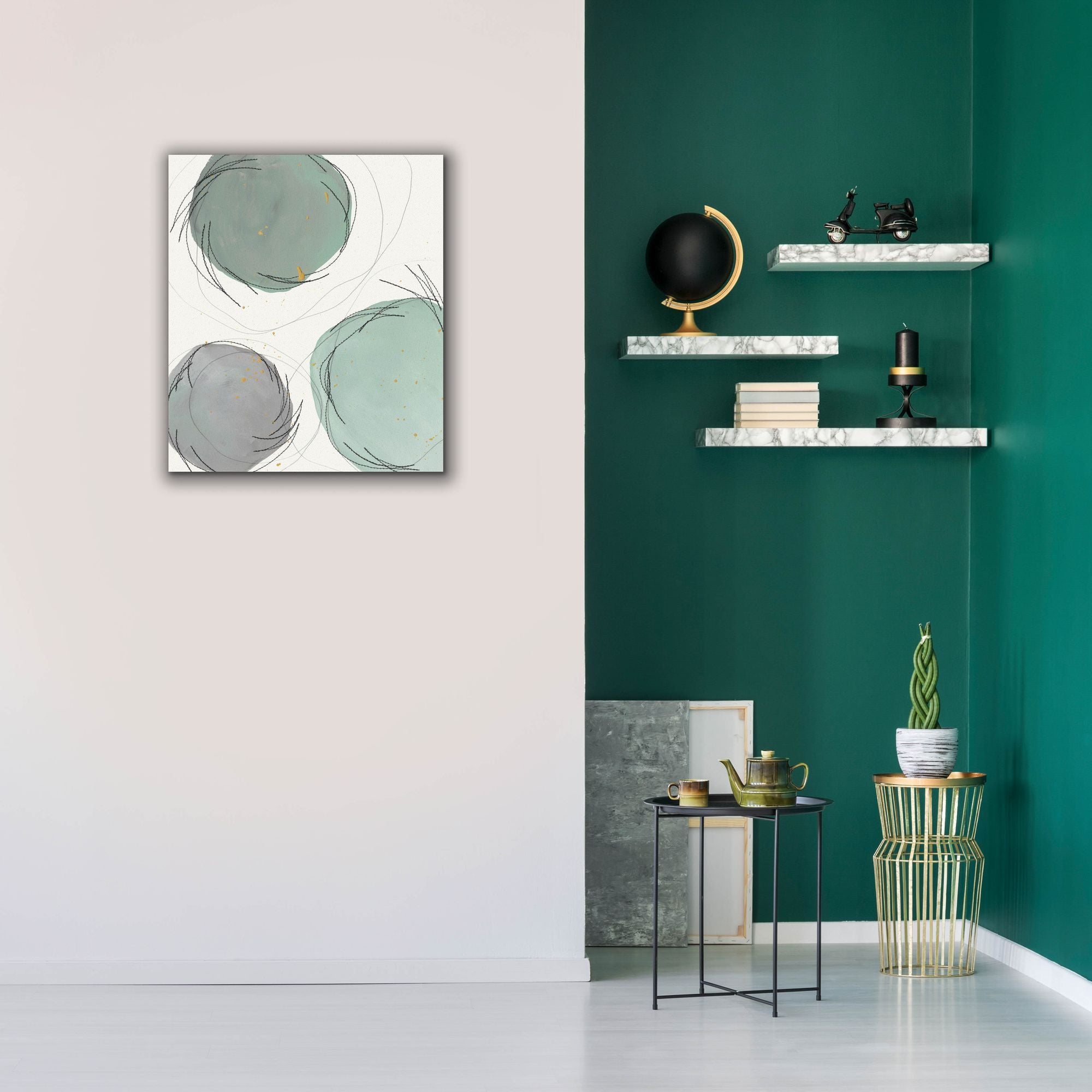 'Encircled Orbits II' by Regina Moore, Canvas Wall Art,26x30