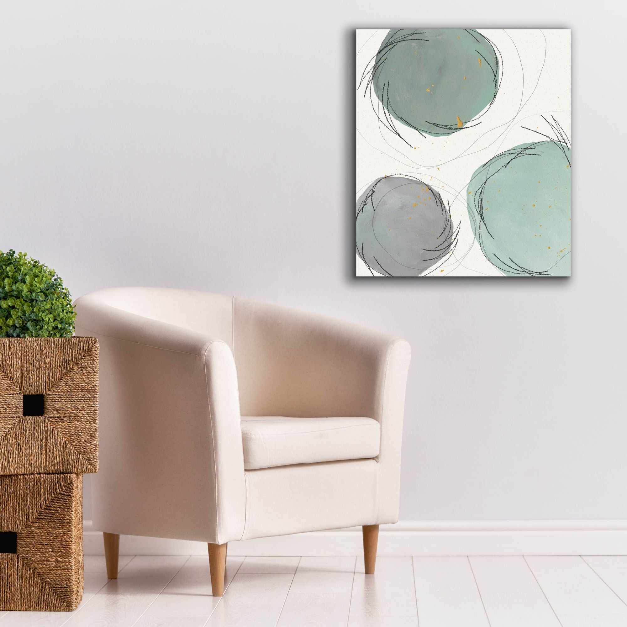'Encircled Orbits II' by Regina Moore, Canvas Wall Art,26x30