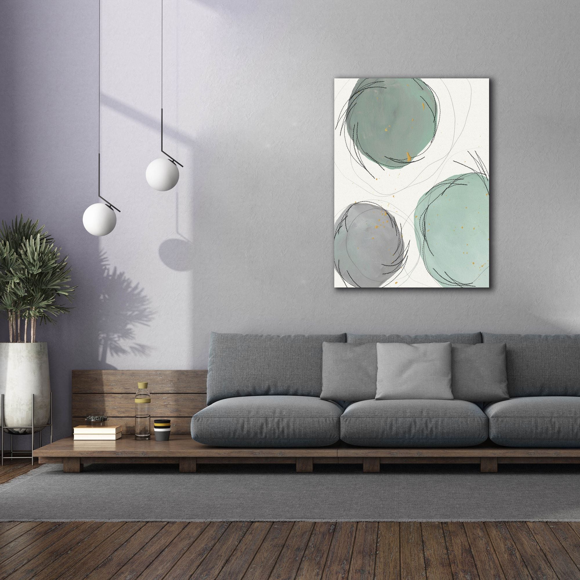 'Encircled Orbits II' by Regina Moore, Canvas Wall Art,40x54