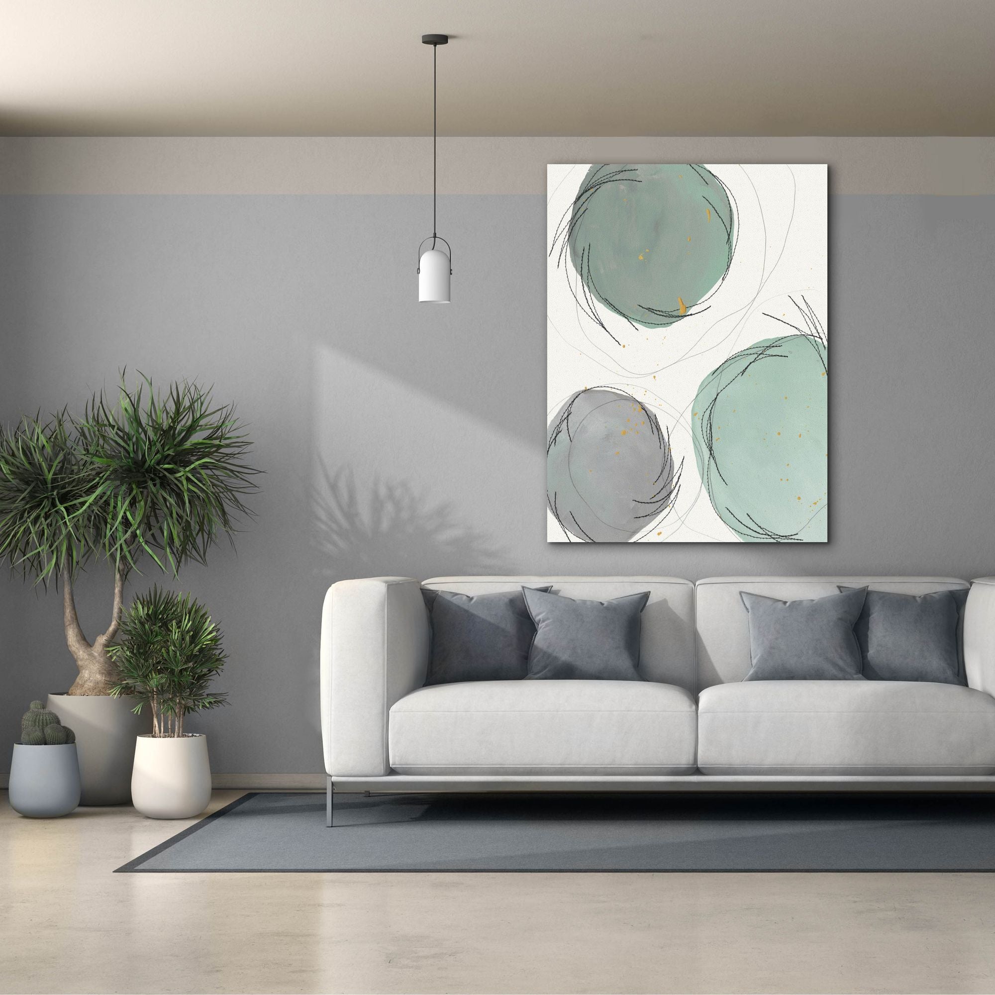 'Encircled Orbits II' by Regina Moore, Canvas Wall Art,40x54