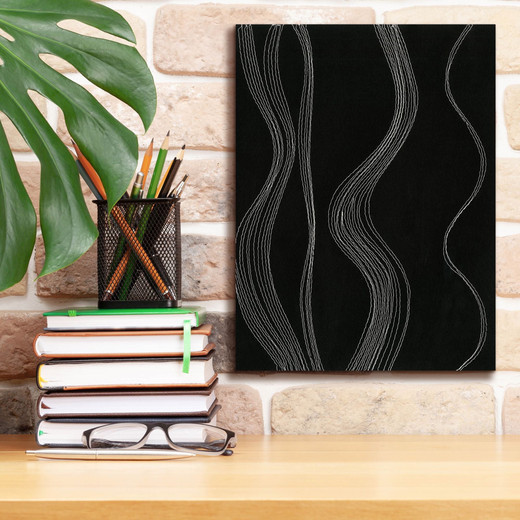 'Rippling Stitches I' by Regina Moore, Canvas Wall Art,12 x 16