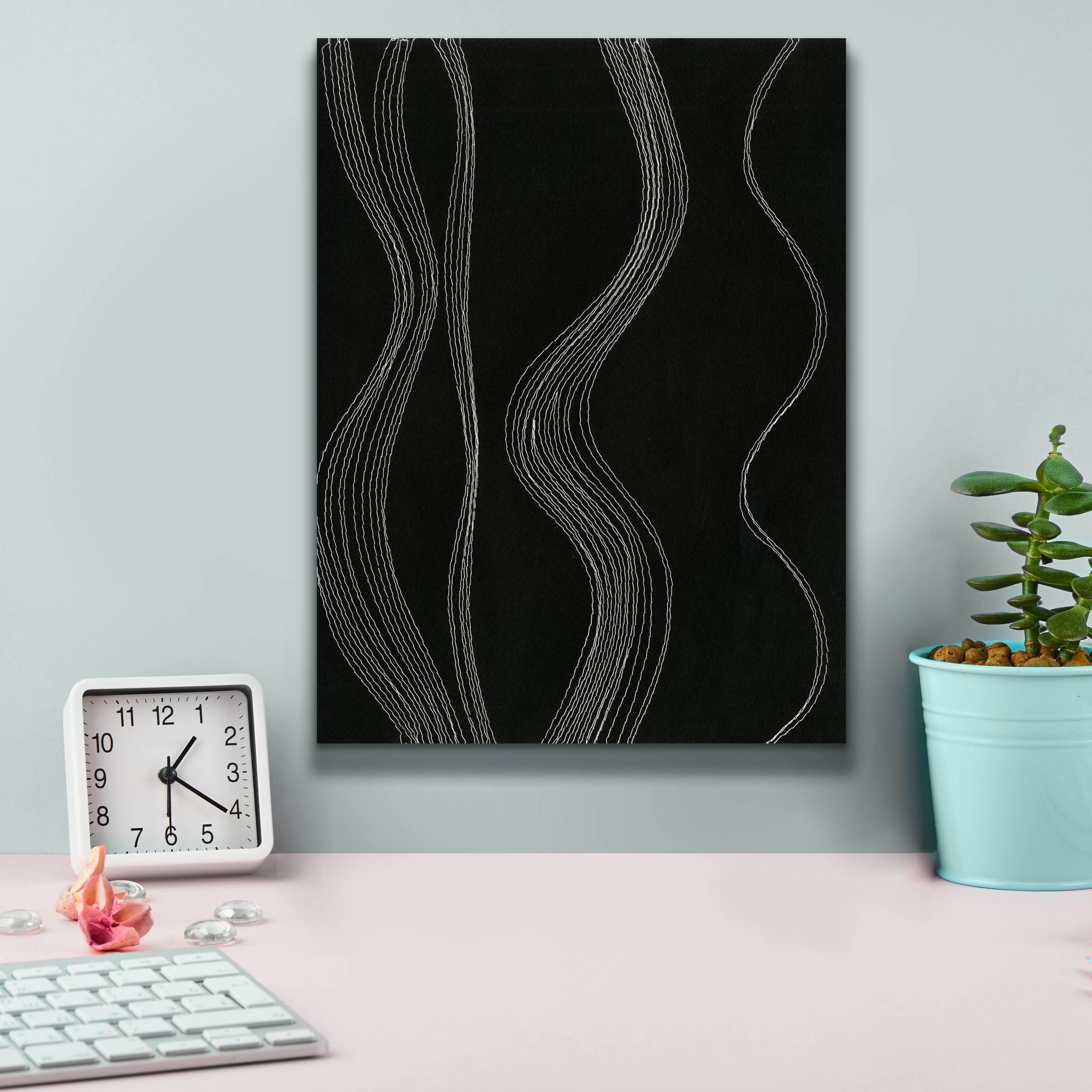 'Rippling Stitches I' by Regina Moore, Canvas Wall Art,12 x 16