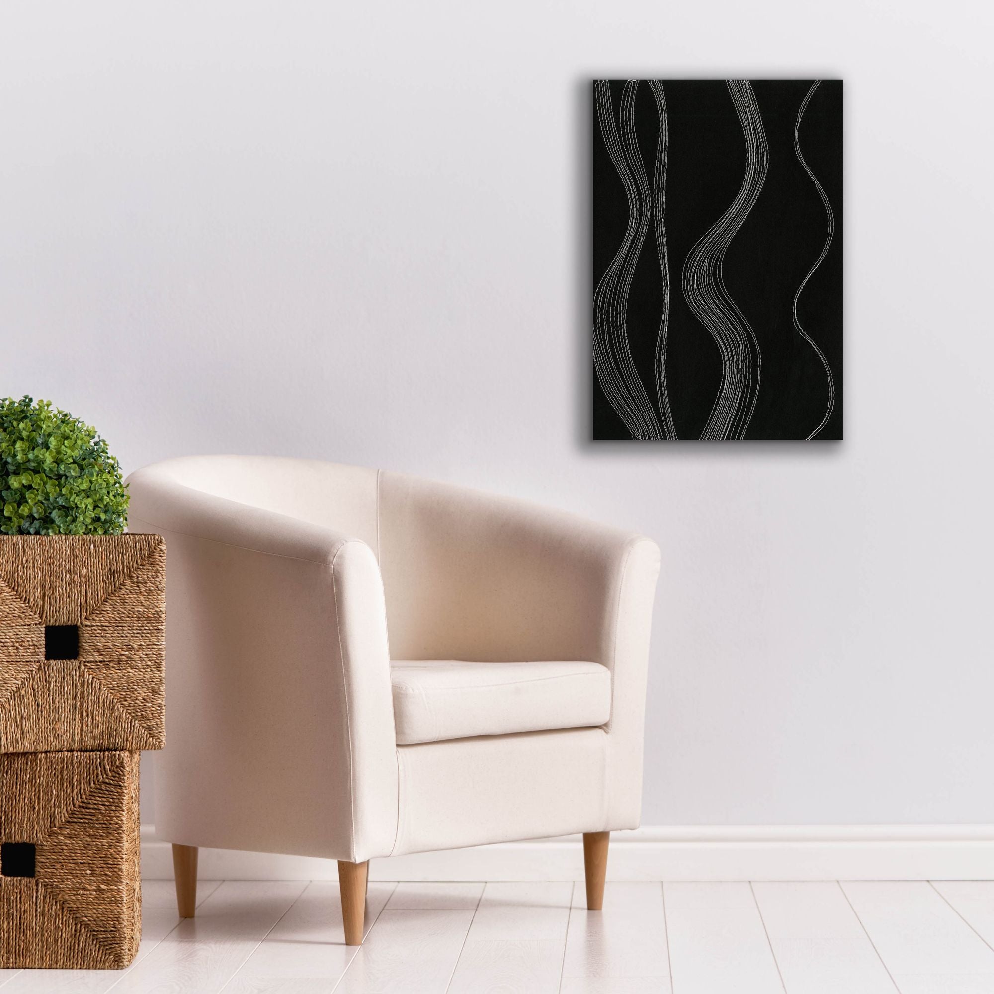 'Rippling Stitches I' by Regina Moore, Canvas Wall Art,18 x 26