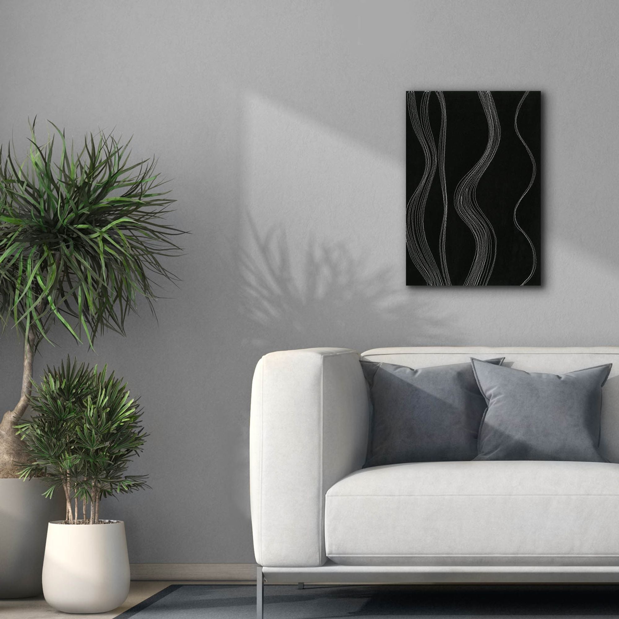 'Rippling Stitches I' by Regina Moore, Canvas Wall Art,18 x 26