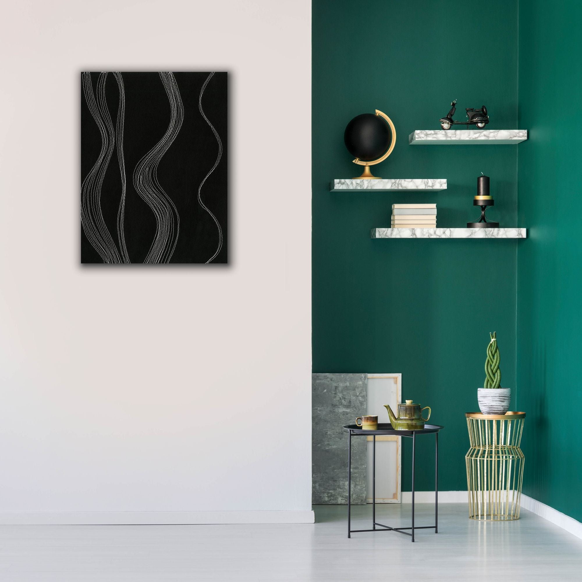 'Rippling Stitches I' by Regina Moore, Canvas Wall Art,26 x 34