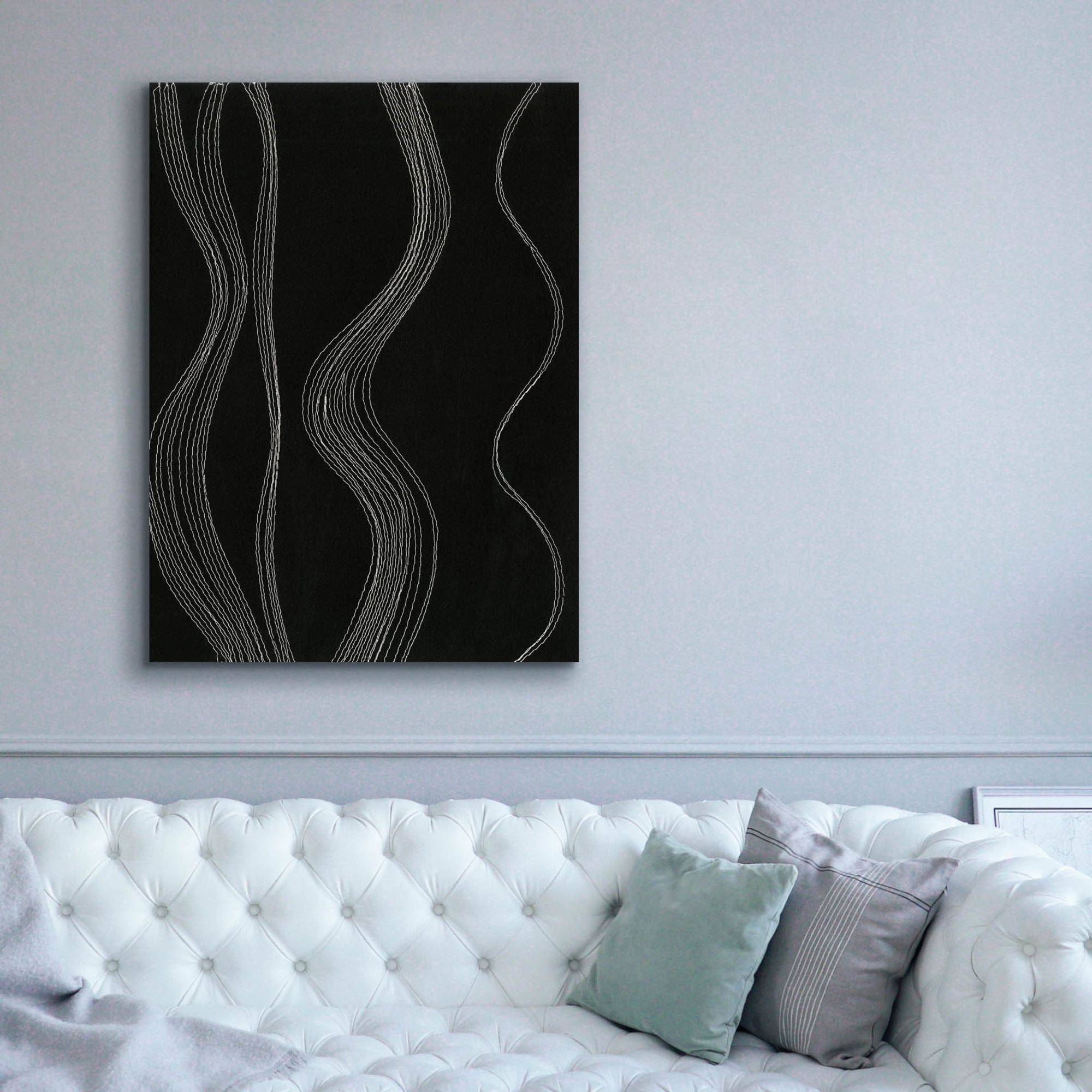 'Rippling Stitches I' by Regina Moore, Canvas Wall Art,40x54