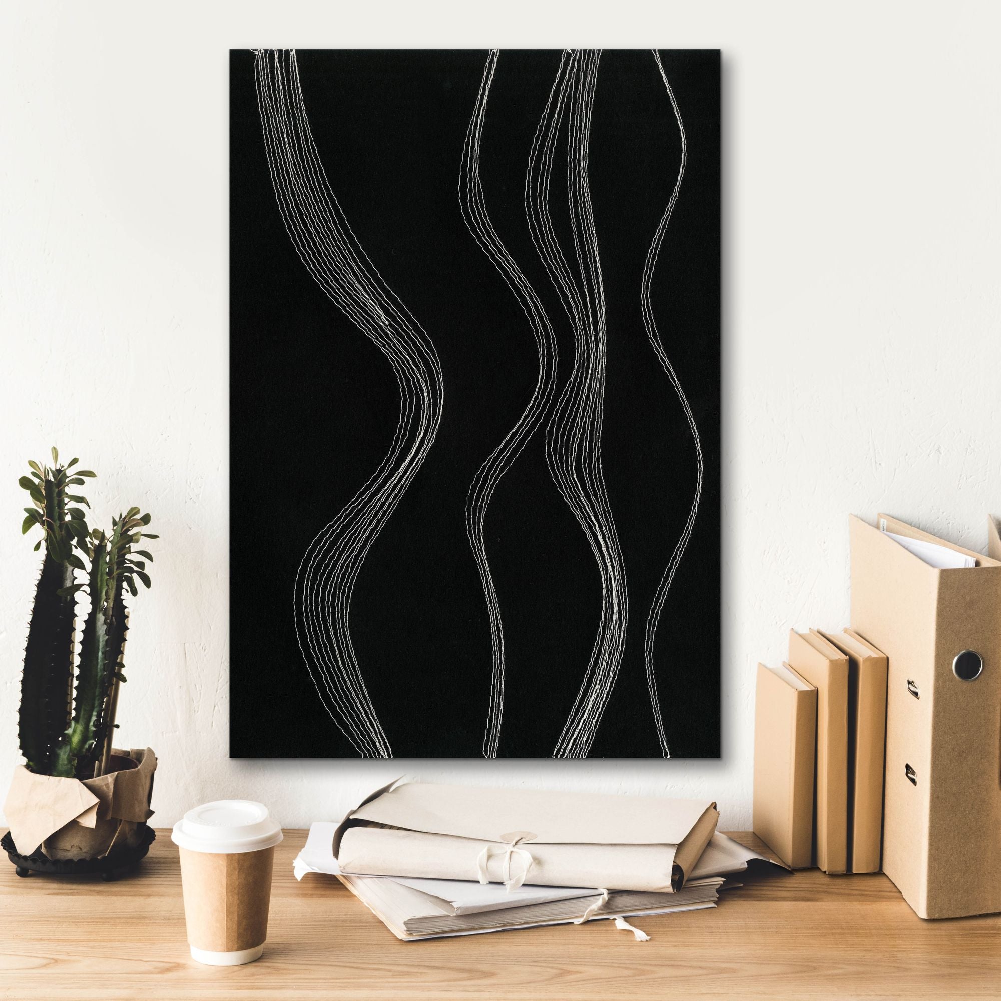 'Rippling Stitches II' by Regina Moore, Canvas Wall Art,18 x 26