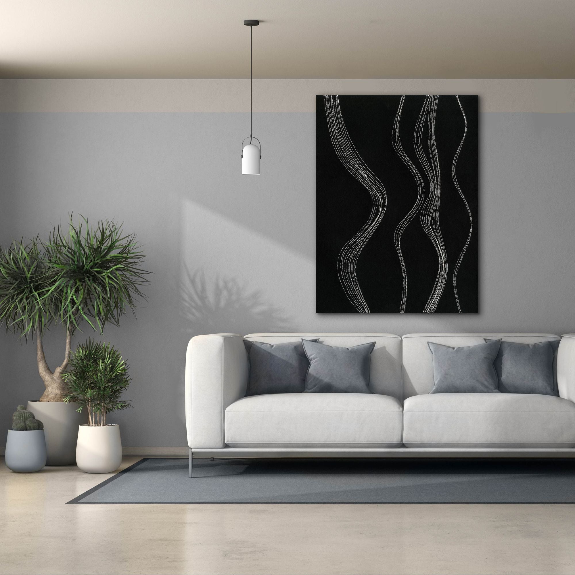 'Rippling Stitches II' by Regina Moore, Canvas Wall Art,40x54
