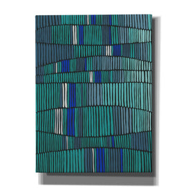 'Teal Tribal I' by Regina Moore, Canvas Wall Art