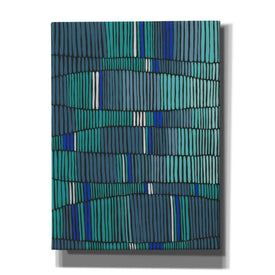 'Teal Tribal II' by Regina Moore, Canvas Wall Art