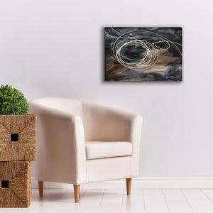 'Midnight Swirl II' by Regina Moore, Canvas Wall Art,26 x 18