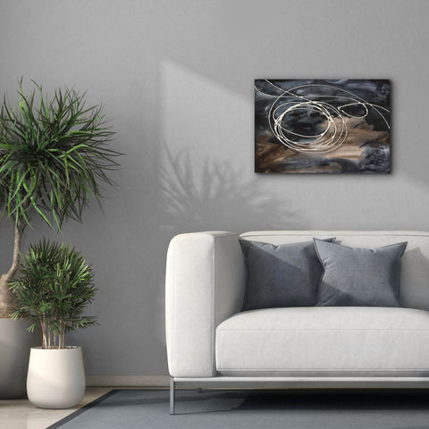 Image of 'Midnight Swirl II' by Regina Moore, Canvas Wall Art,26 x 18