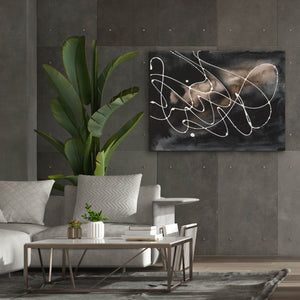 'Midnight Swirl III' by Regina Moore, Canvas Wall Art,54x40