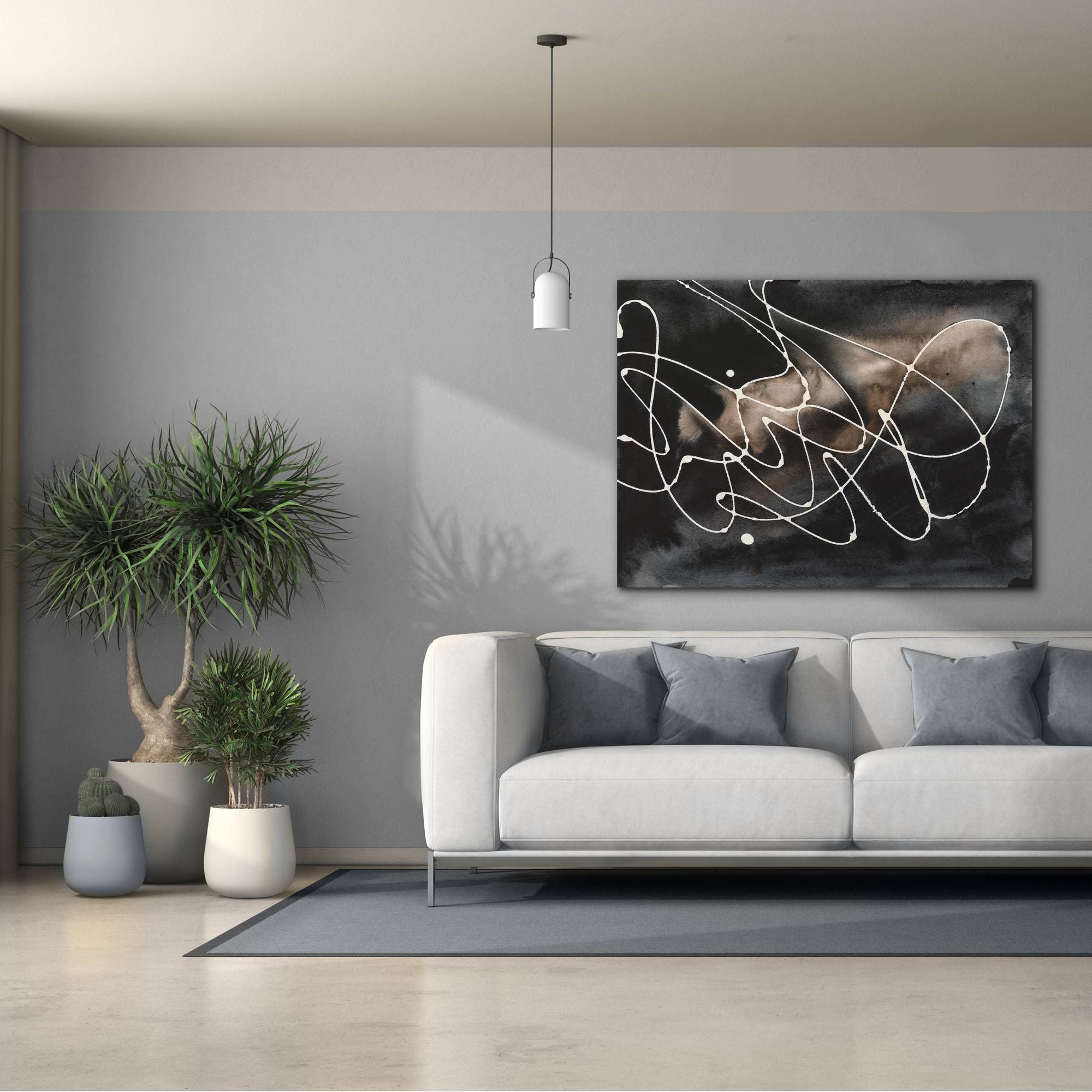 'Midnight Swirl III' by Regina Moore, Canvas Wall Art,54x40