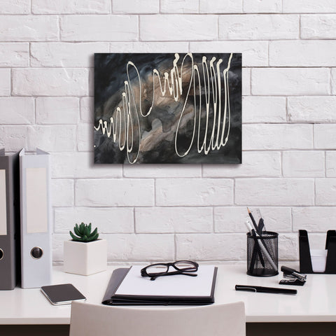 Image of 'Midnight Swirl IV' by Regina Moore, Canvas Wall Art,16 x 12
