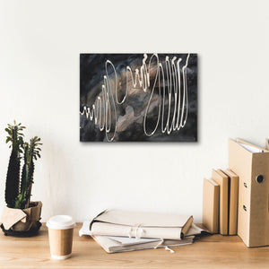 'Midnight Swirl IV' by Regina Moore, Canvas Wall Art,16 x 12
