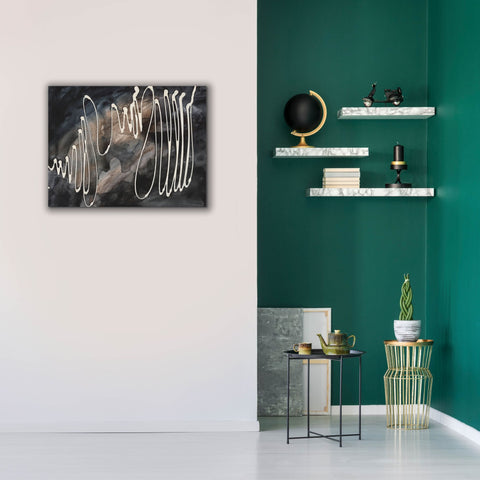 Image of 'Midnight Swirl IV' by Regina Moore, Canvas Wall Art,34 x 26