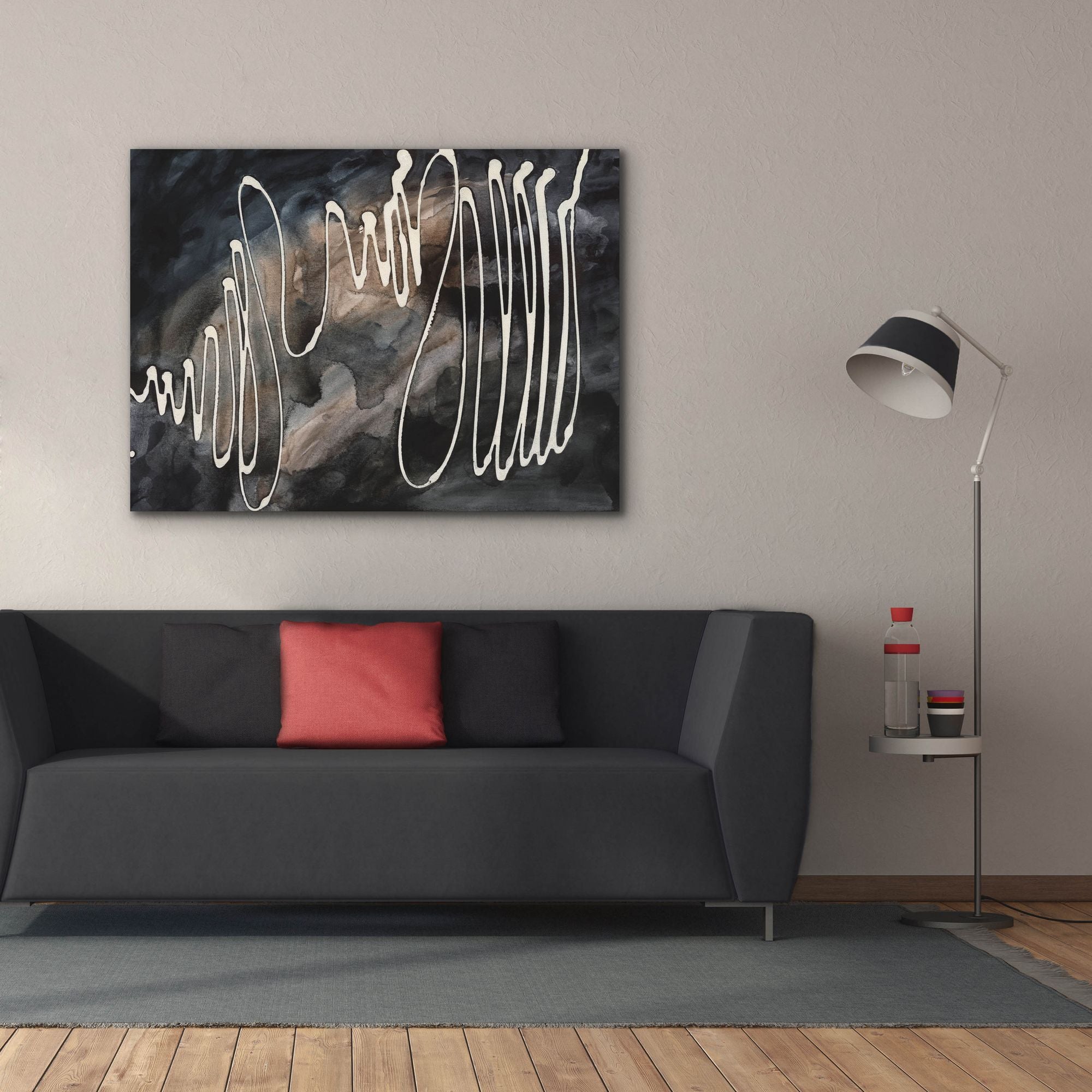 'Midnight Swirl IV' by Regina Moore, Canvas Wall Art,54x40