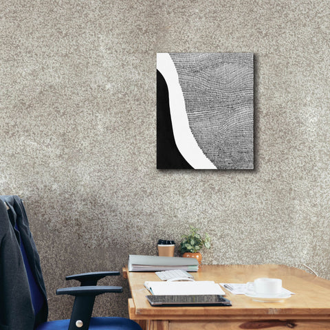 Image of 'Black & White Abstract I' by Regina Moore, Canvas Wall Art,20 x 24