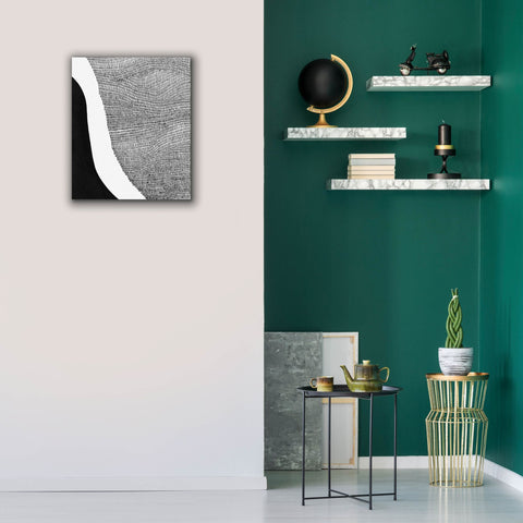 Image of 'Black & White Abstract I' by Regina Moore, Canvas Wall Art,20 x 24