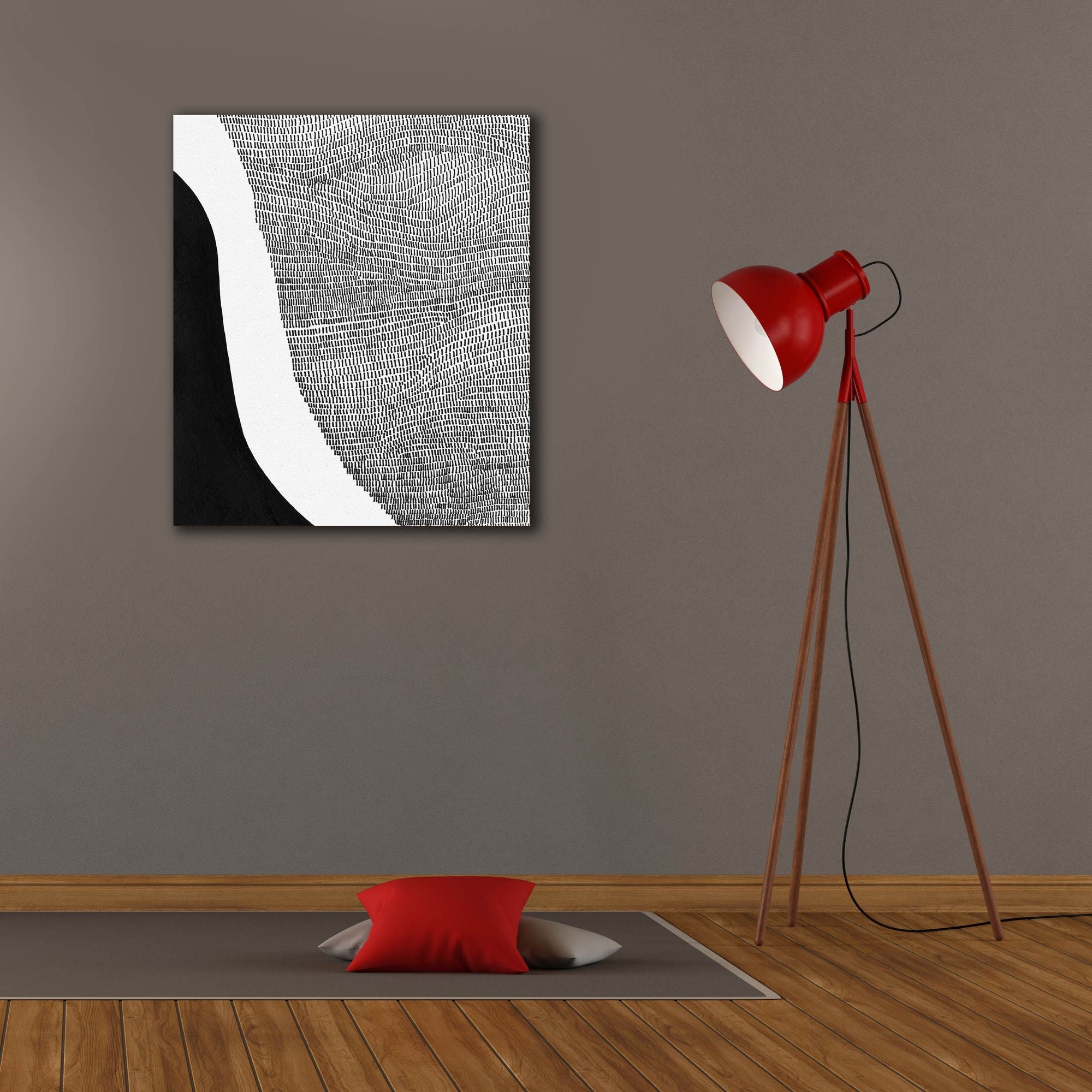 'Black & White Abstract I' by Regina Moore, Canvas Wall Art,26x30