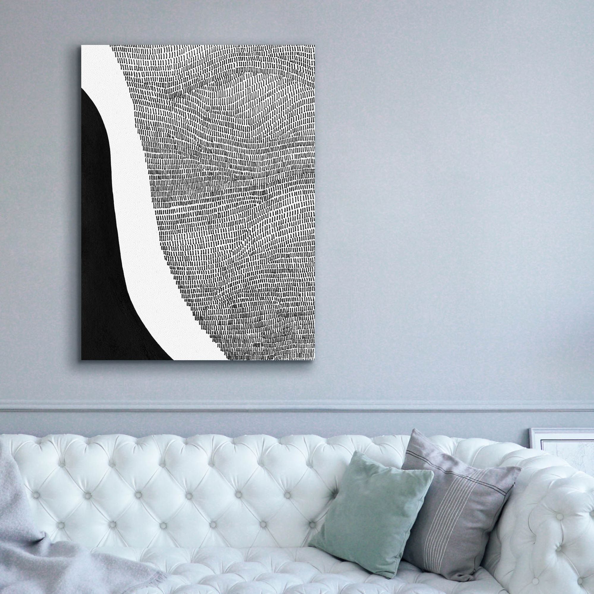 'Black & White Abstract I' by Regina Moore, Canvas Wall Art,40x54