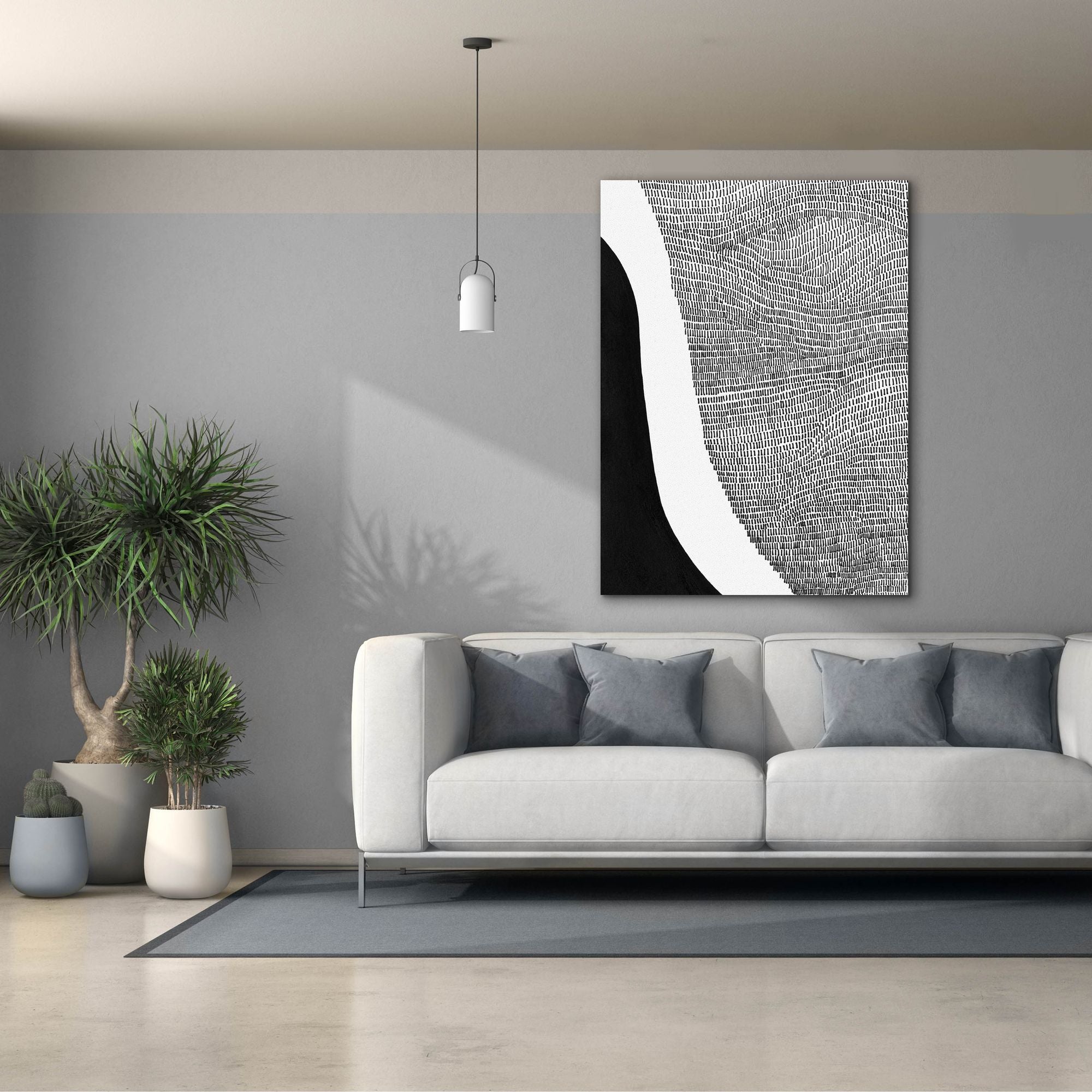 'Black & White Abstract I' by Regina Moore, Canvas Wall Art,40x54