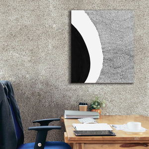 'Black & White Abstract II' by Regina Moore, Canvas Wall Art,26x30