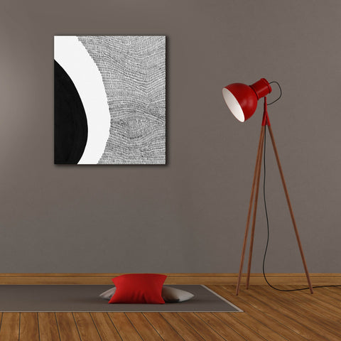 Image of 'Black & White Abstract II' by Regina Moore, Canvas Wall Art,26x30