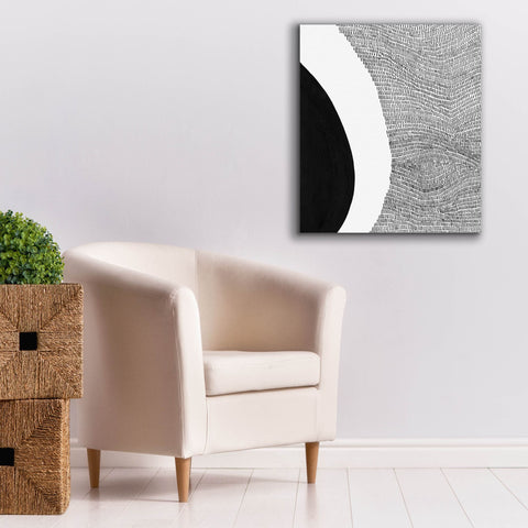 Image of 'Black & White Abstract II' by Regina Moore, Canvas Wall Art,26x30