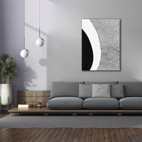 Image of 'Black & White Abstract II' by Regina Moore, Canvas Wall Art,40x54