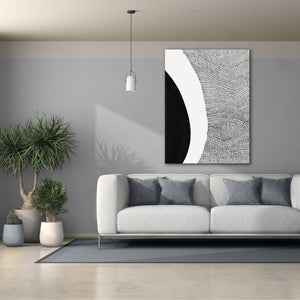 'Black & White Abstract II' by Regina Moore, Canvas Wall Art,40x54