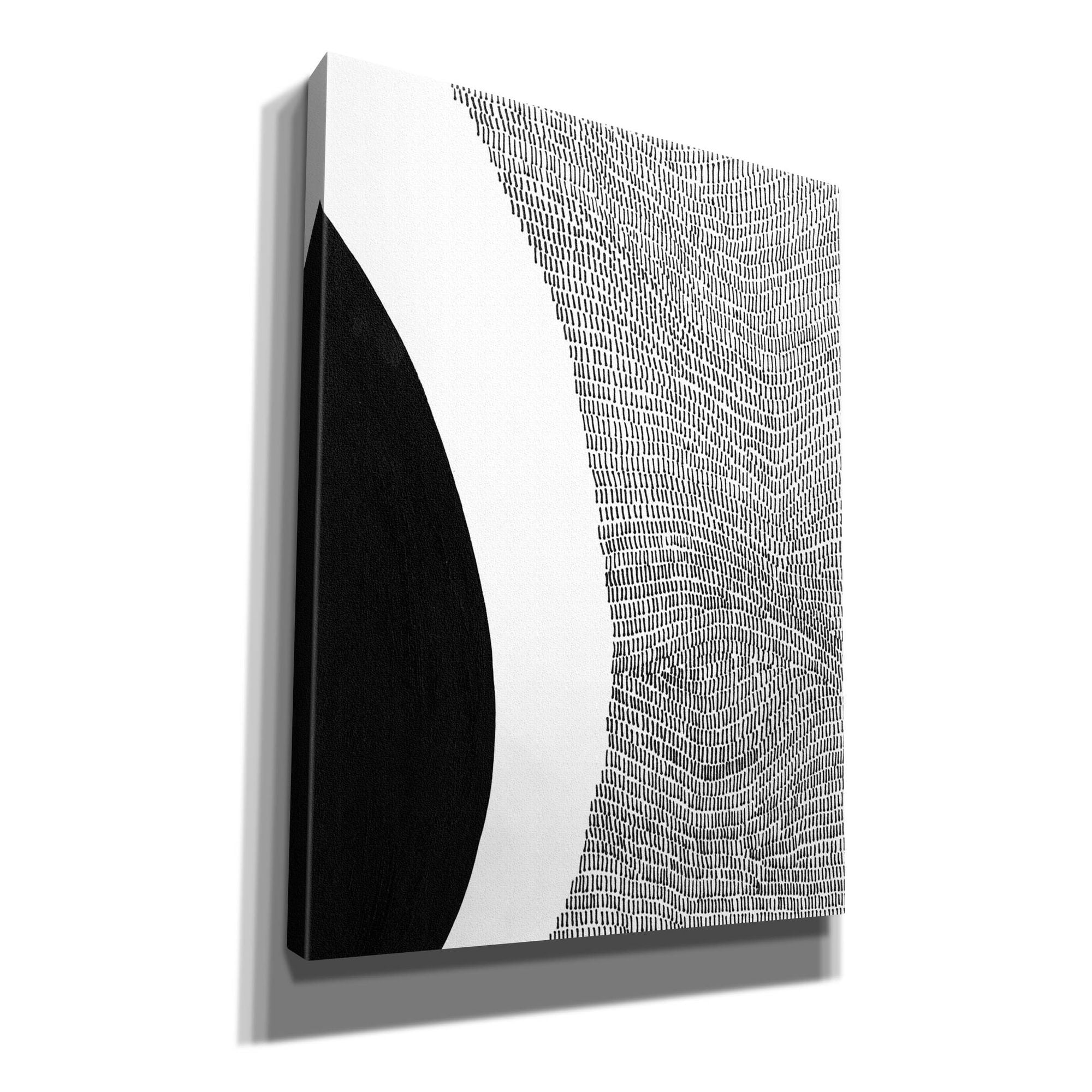 'Black & White Abstract II' by Regina Moore, Canvas Wall Art