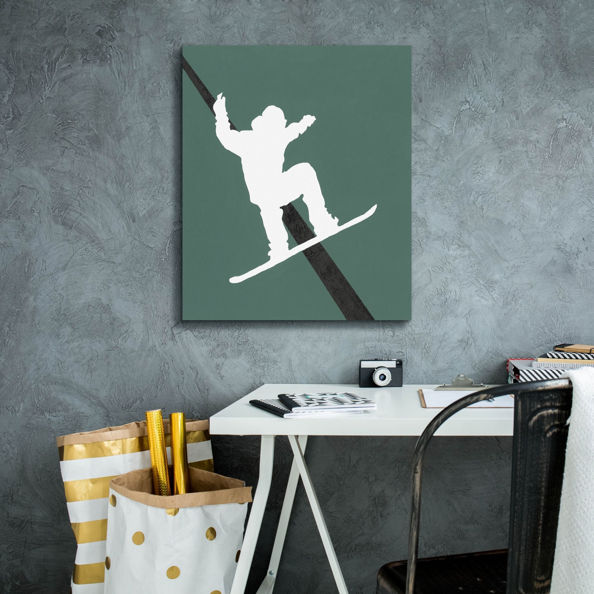 'It's All About the Game XII' by Regina Moore, Canvas Wall Art,20 x 24