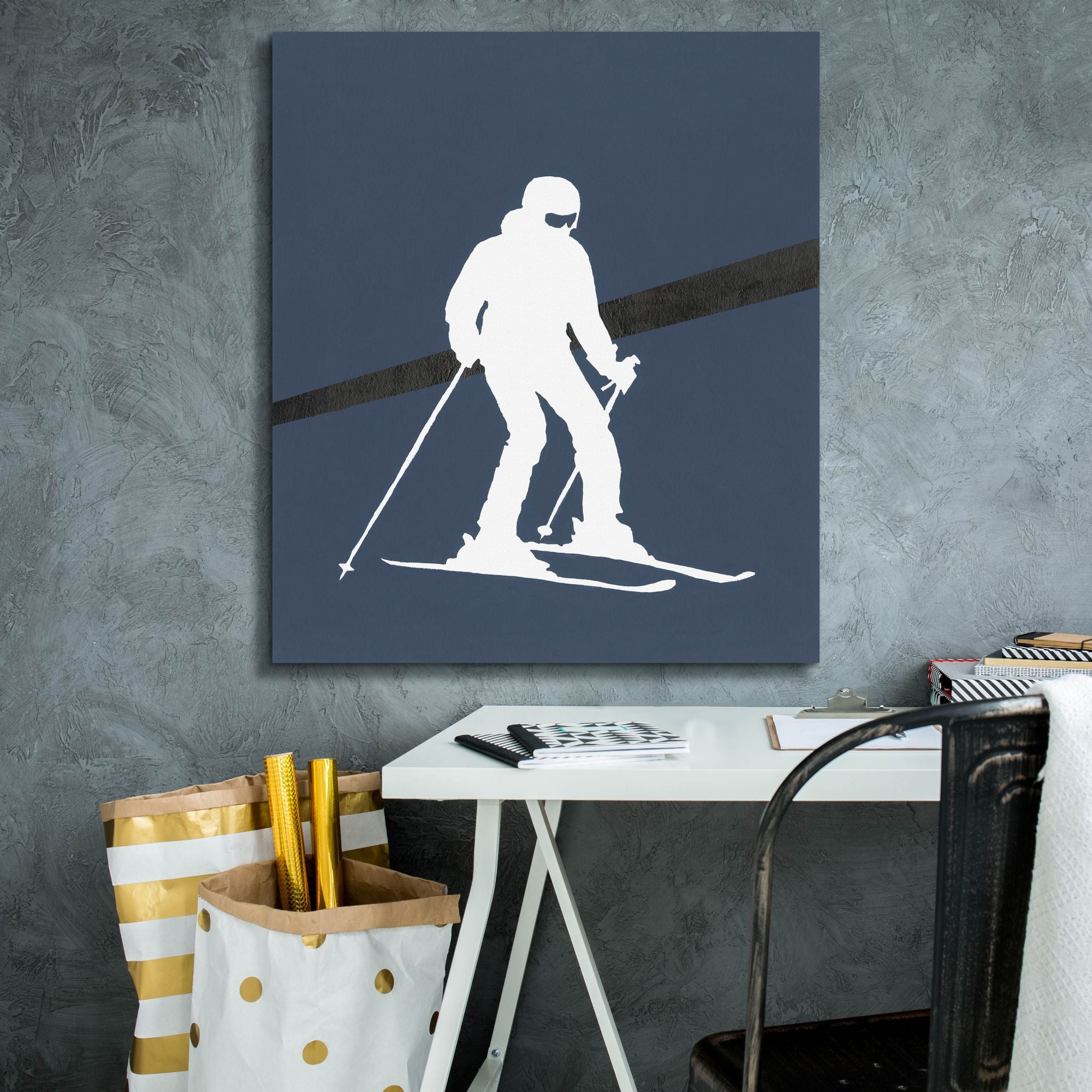 'It's All About the Game XIV' by Regina Moore, Canvas Wall Art,26x30