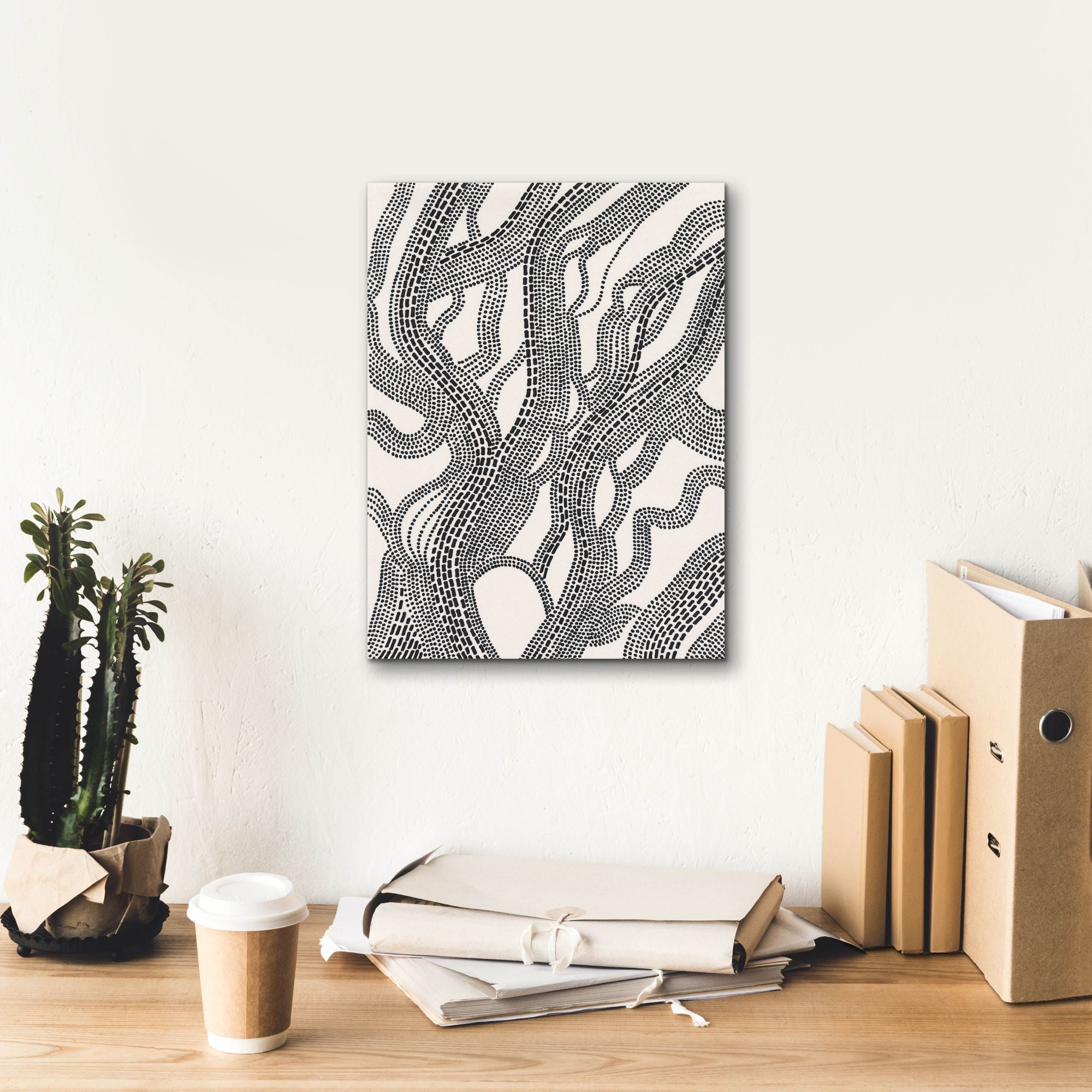 'Dots and Dashes I' by Regina Moore, Canvas Wall Art,12 x 16