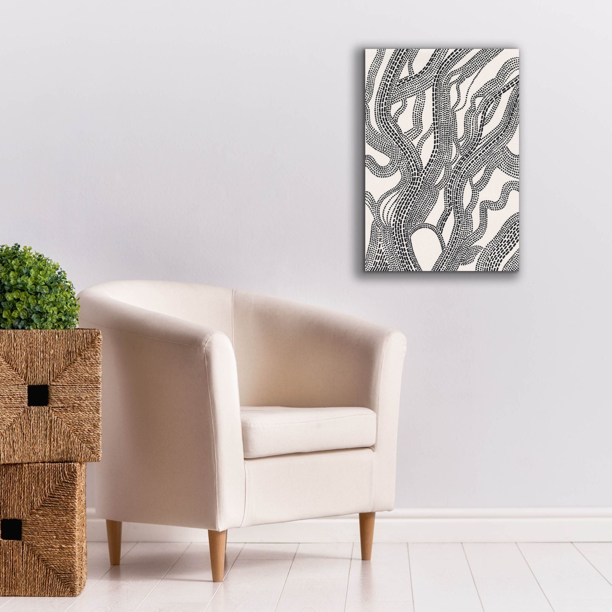 'Dots and Dashes I' by Regina Moore, Canvas Wall Art,18 x 26