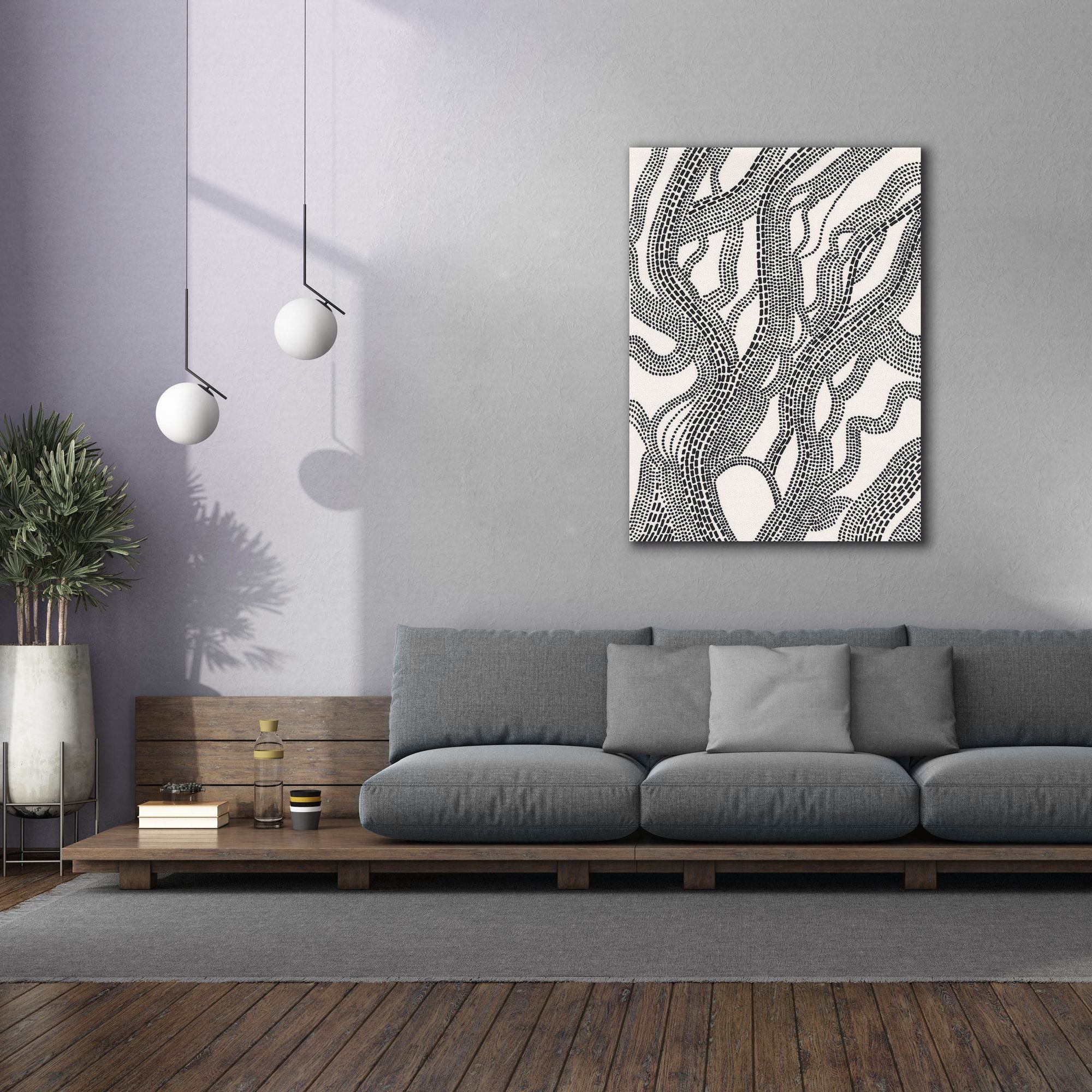 'Dots and Dashes I' by Regina Moore, Canvas Wall Art,40x54