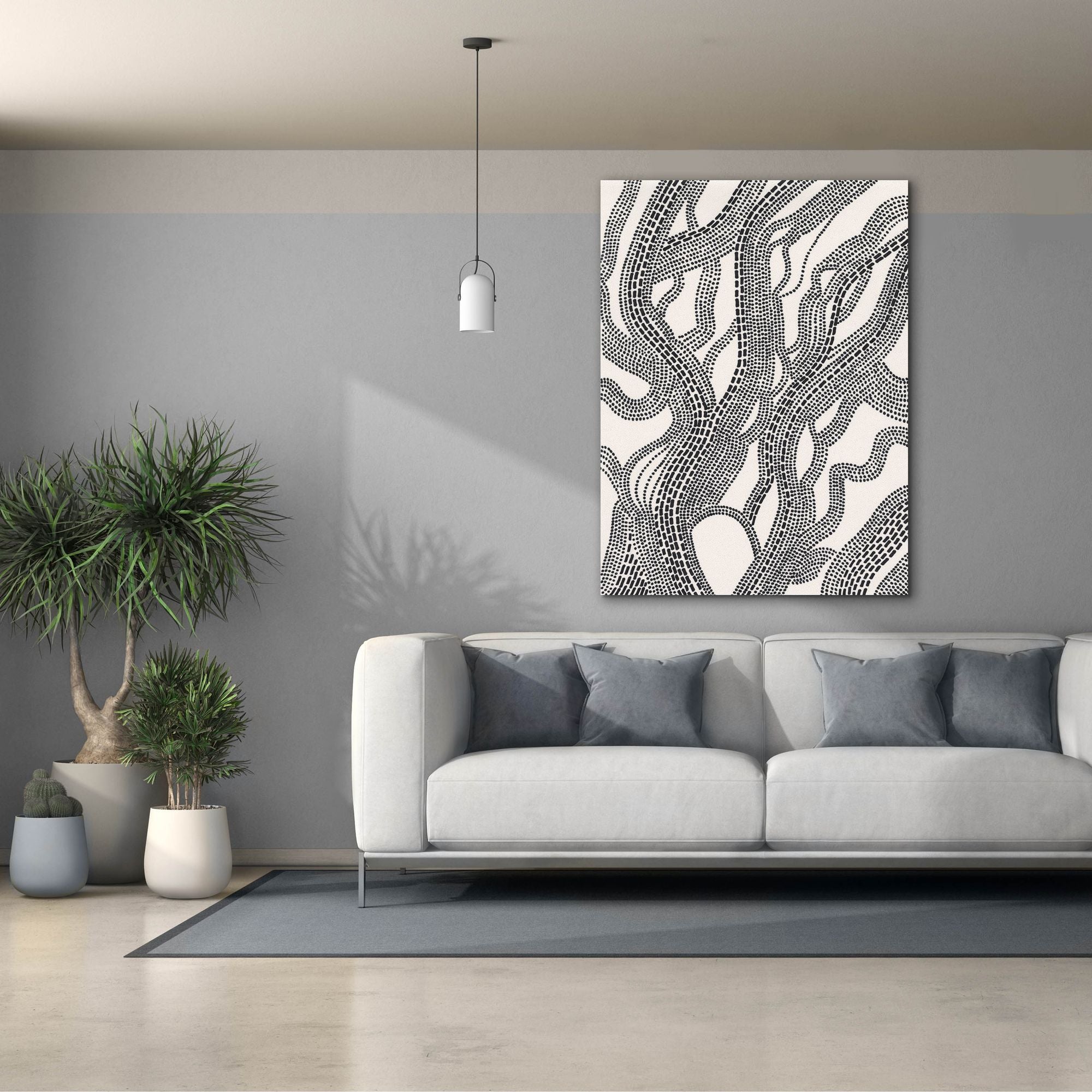 'Dots and Dashes I' by Regina Moore, Canvas Wall Art,40x54