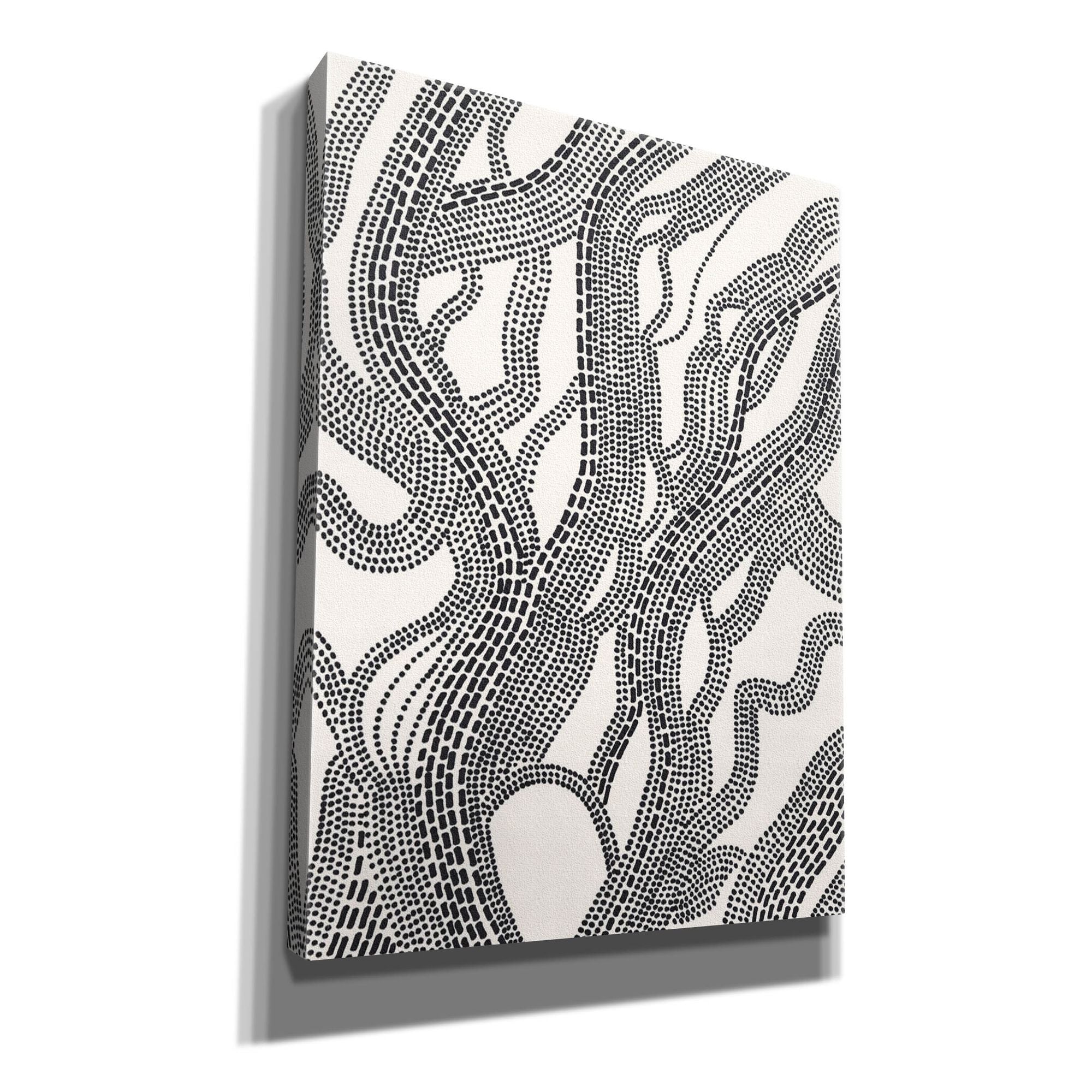 'Dots and Dashes I' by Regina Moore, Canvas Wall Art