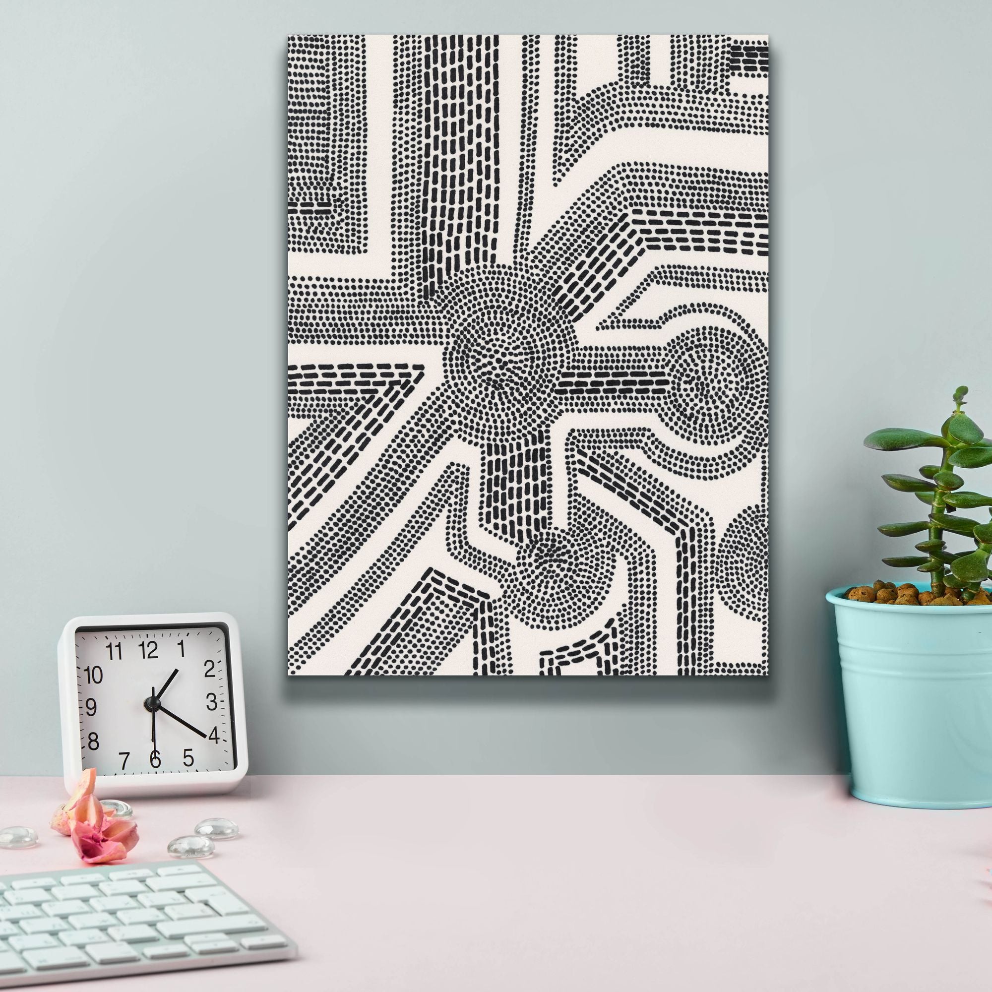'Dots and Dashes II' by Regina Moore, Canvas Wall Art,12 x 16