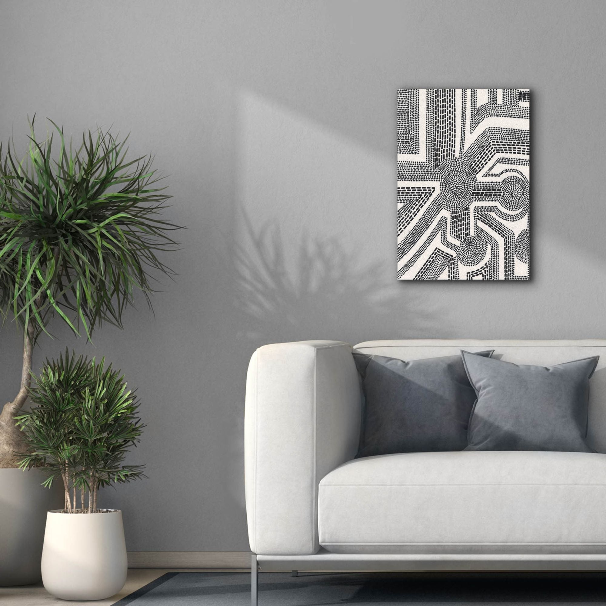 'Dots and Dashes II' by Regina Moore, Canvas Wall Art,18 x 26