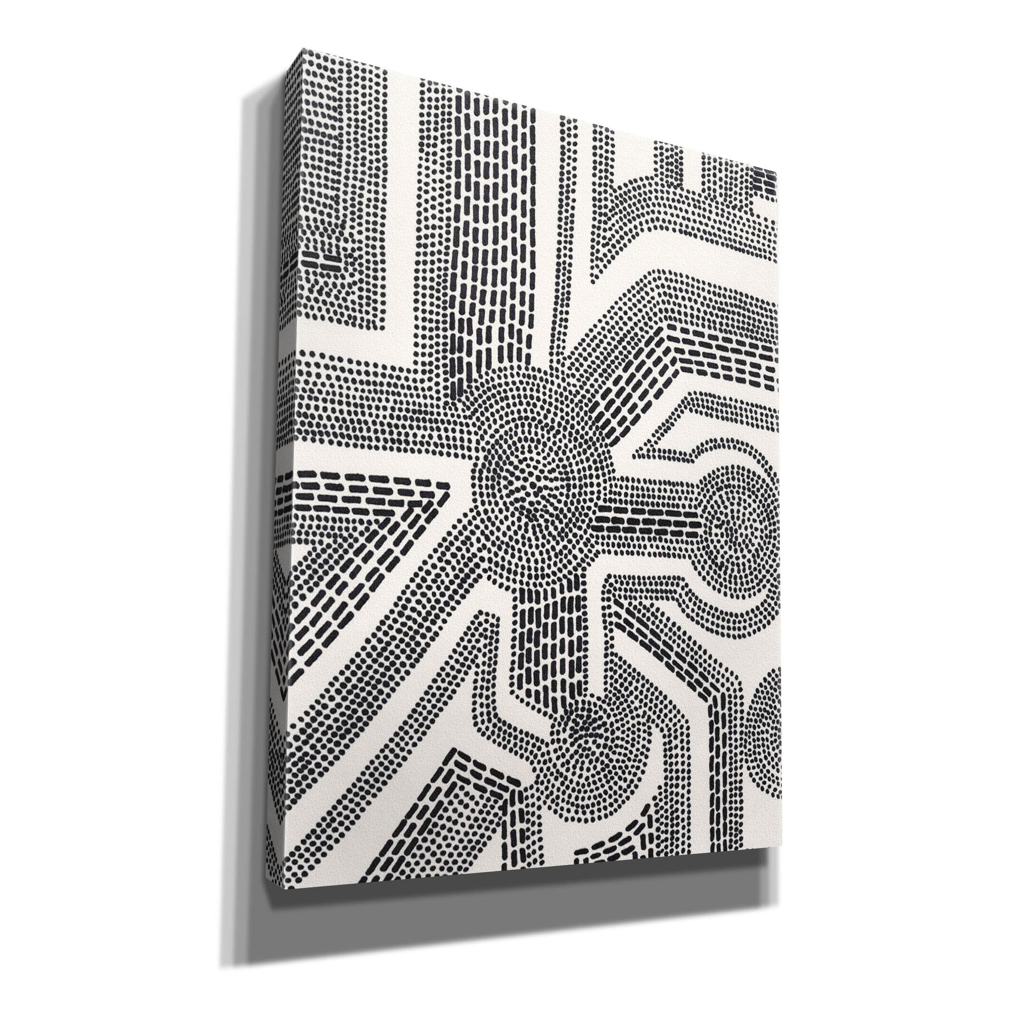 'Dots and Dashes II' by Regina Moore, Canvas Wall Art