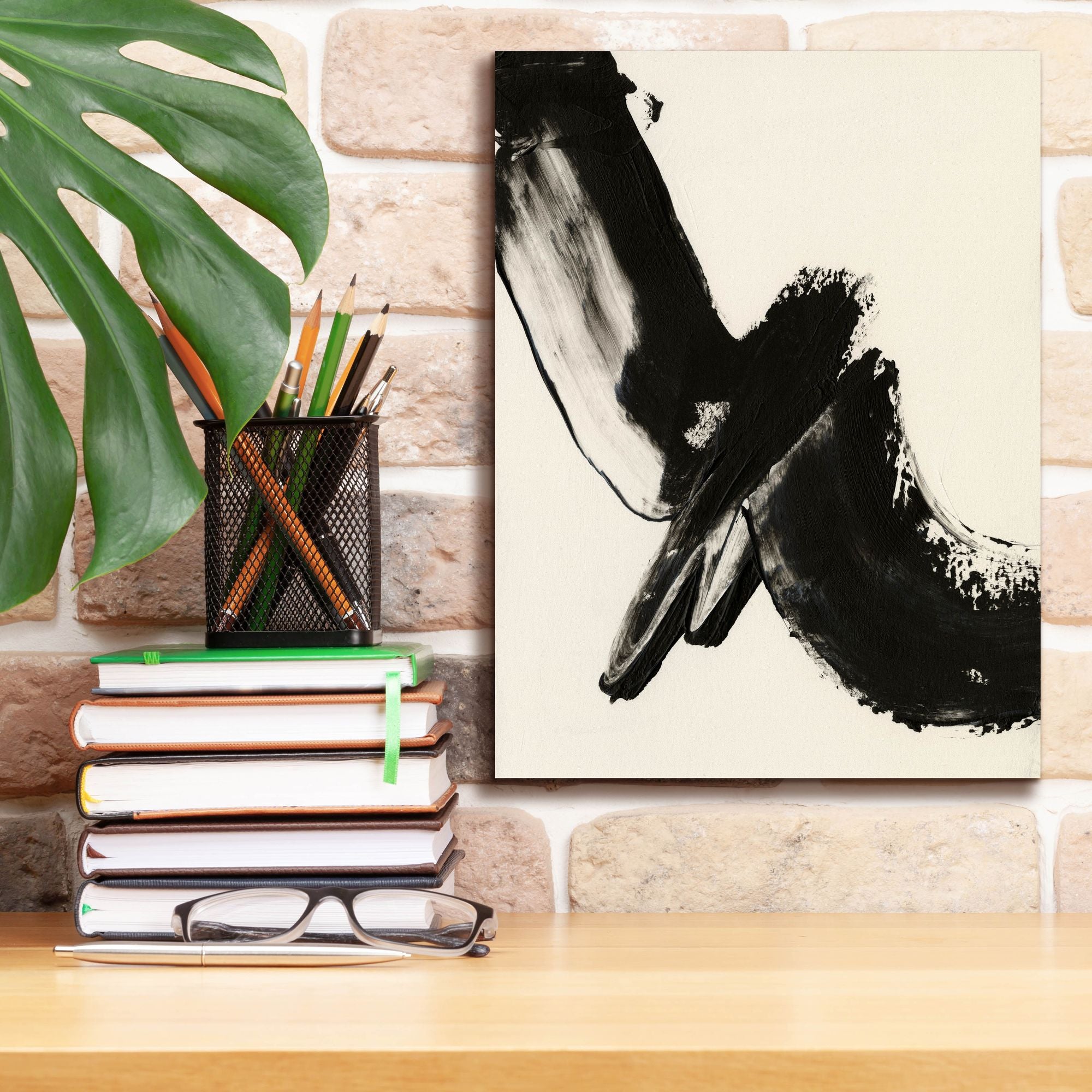 'Black Expression I' by Regina Moore, Canvas Wall Art,12 x 16