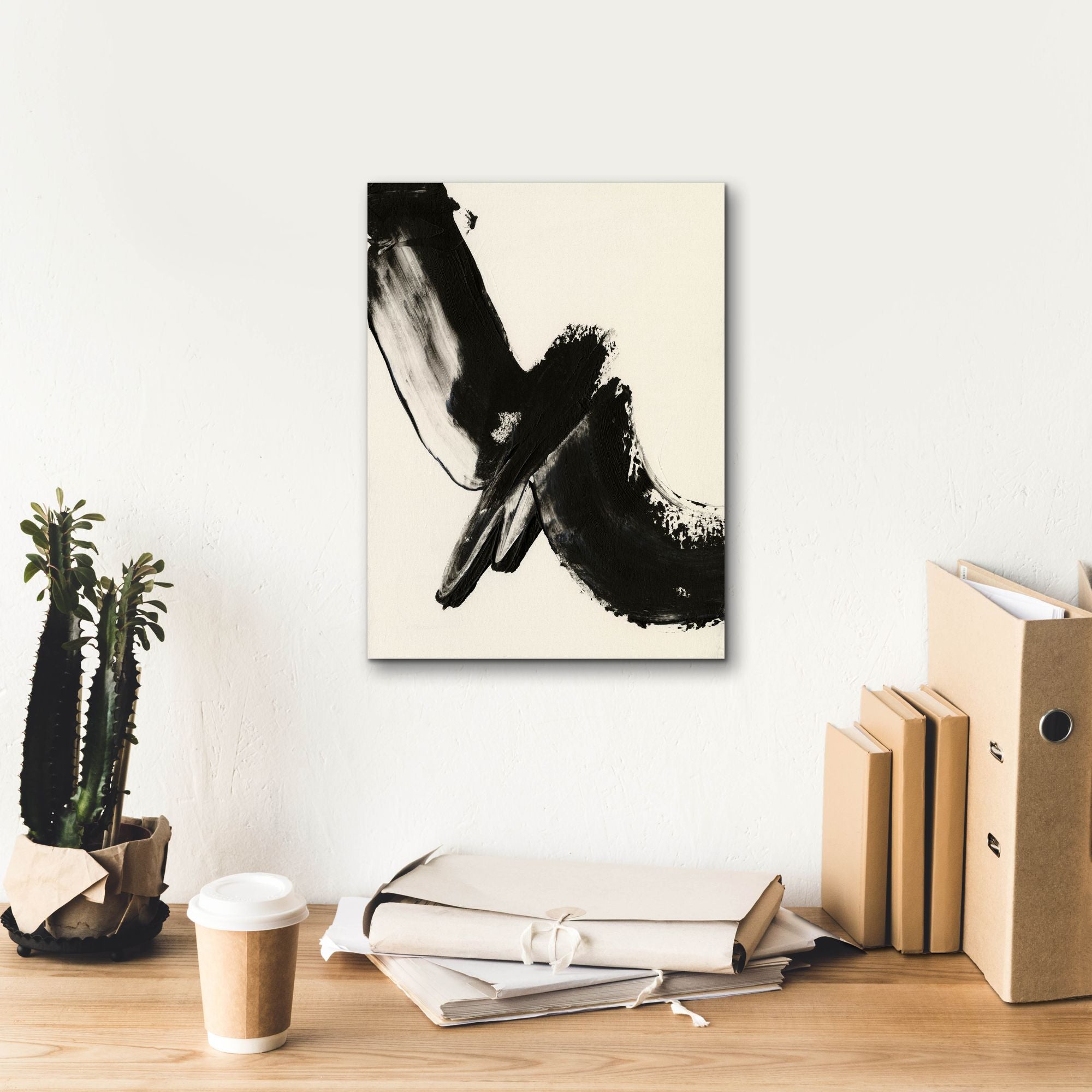 'Black Expression I' by Regina Moore, Canvas Wall Art,12 x 16