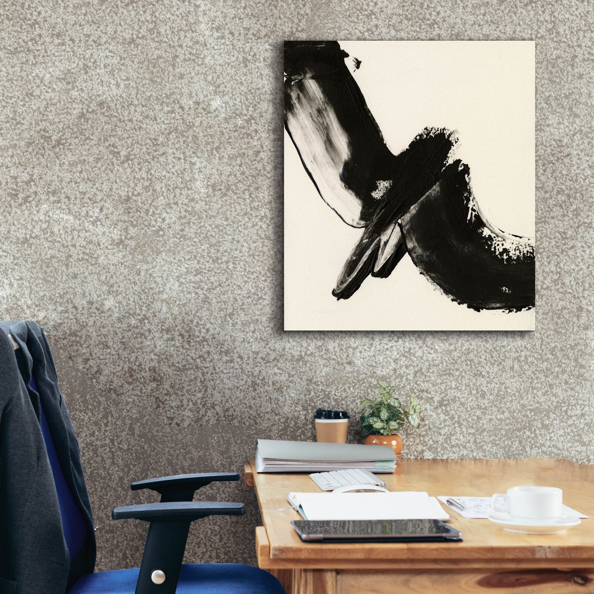'Black Expression I' by Regina Moore, Canvas Wall Art,26x30