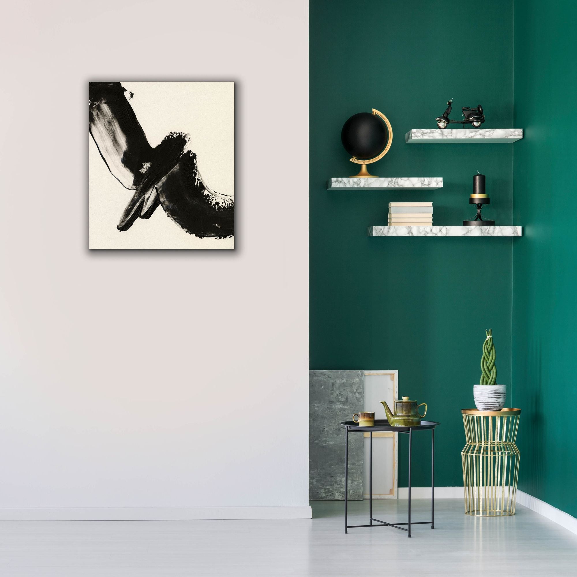 'Black Expression I' by Regina Moore, Canvas Wall Art,26x30