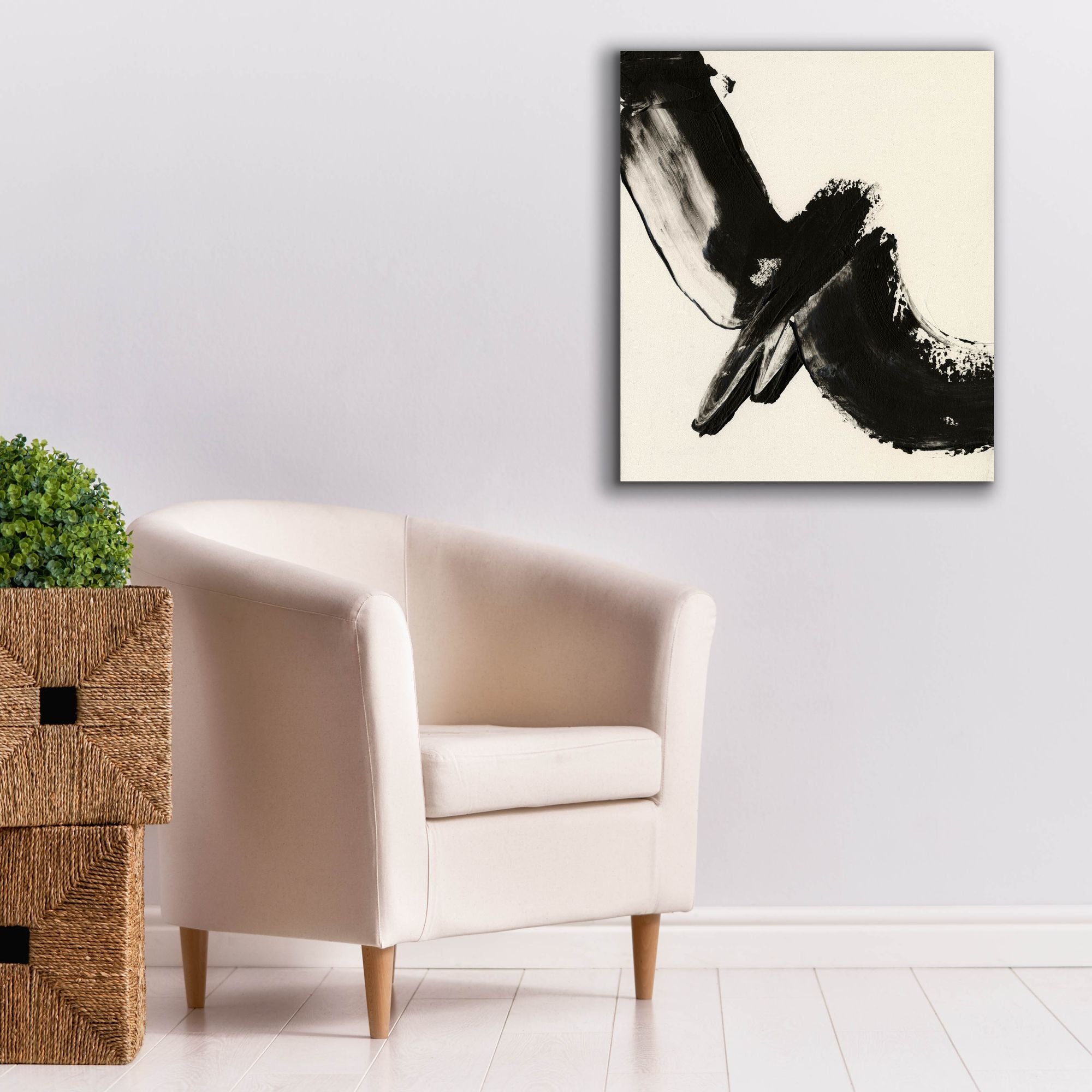 'Black Expression I' by Regina Moore, Canvas Wall Art,26x30